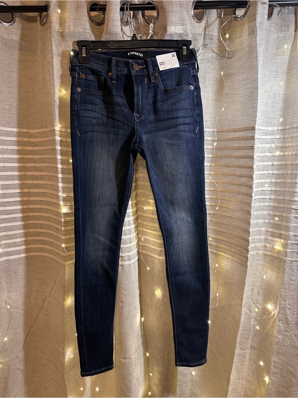 Express Women's Skinny Jeans in Dark Indigo NWT